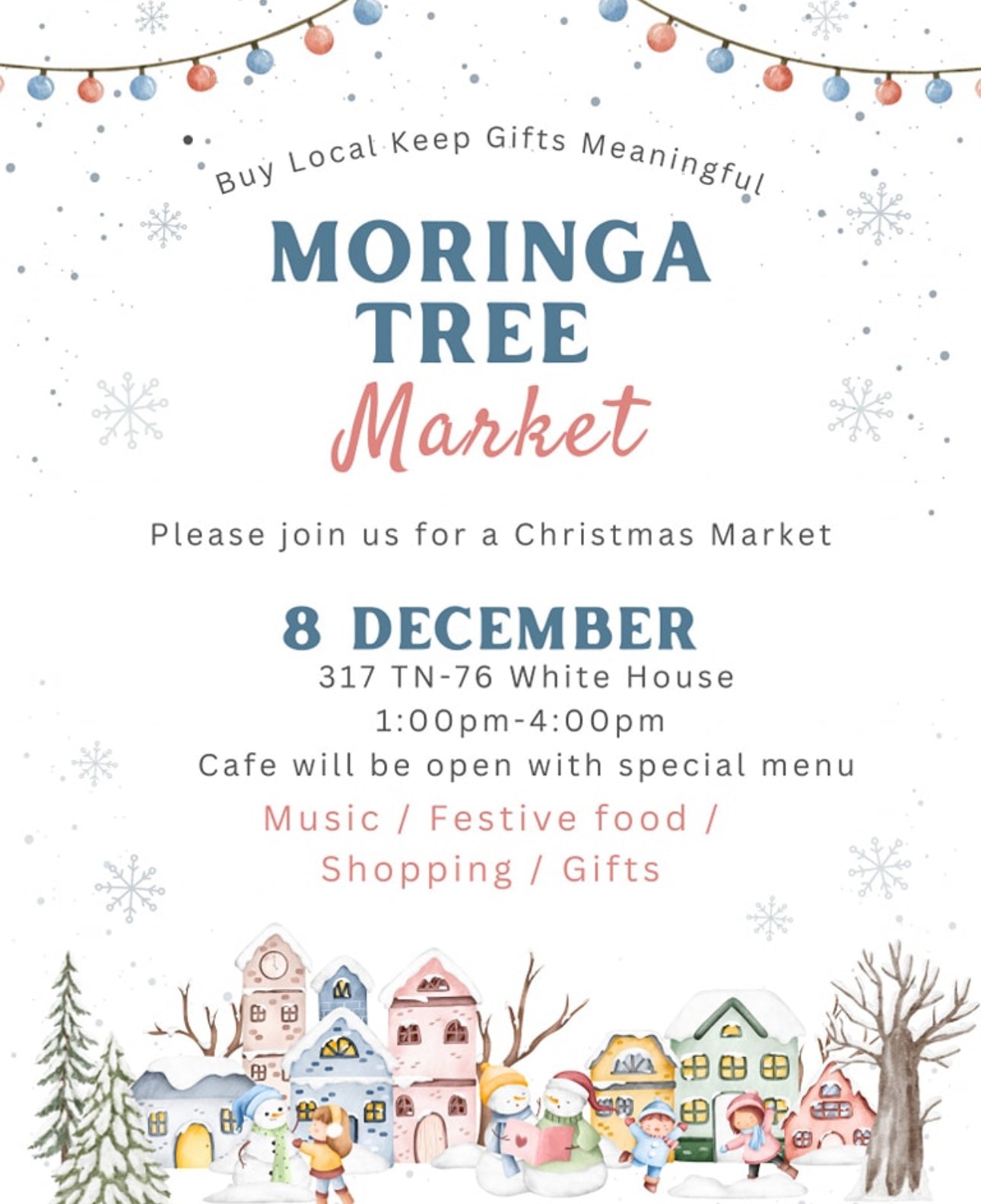 Moringa Tree Christmas Market