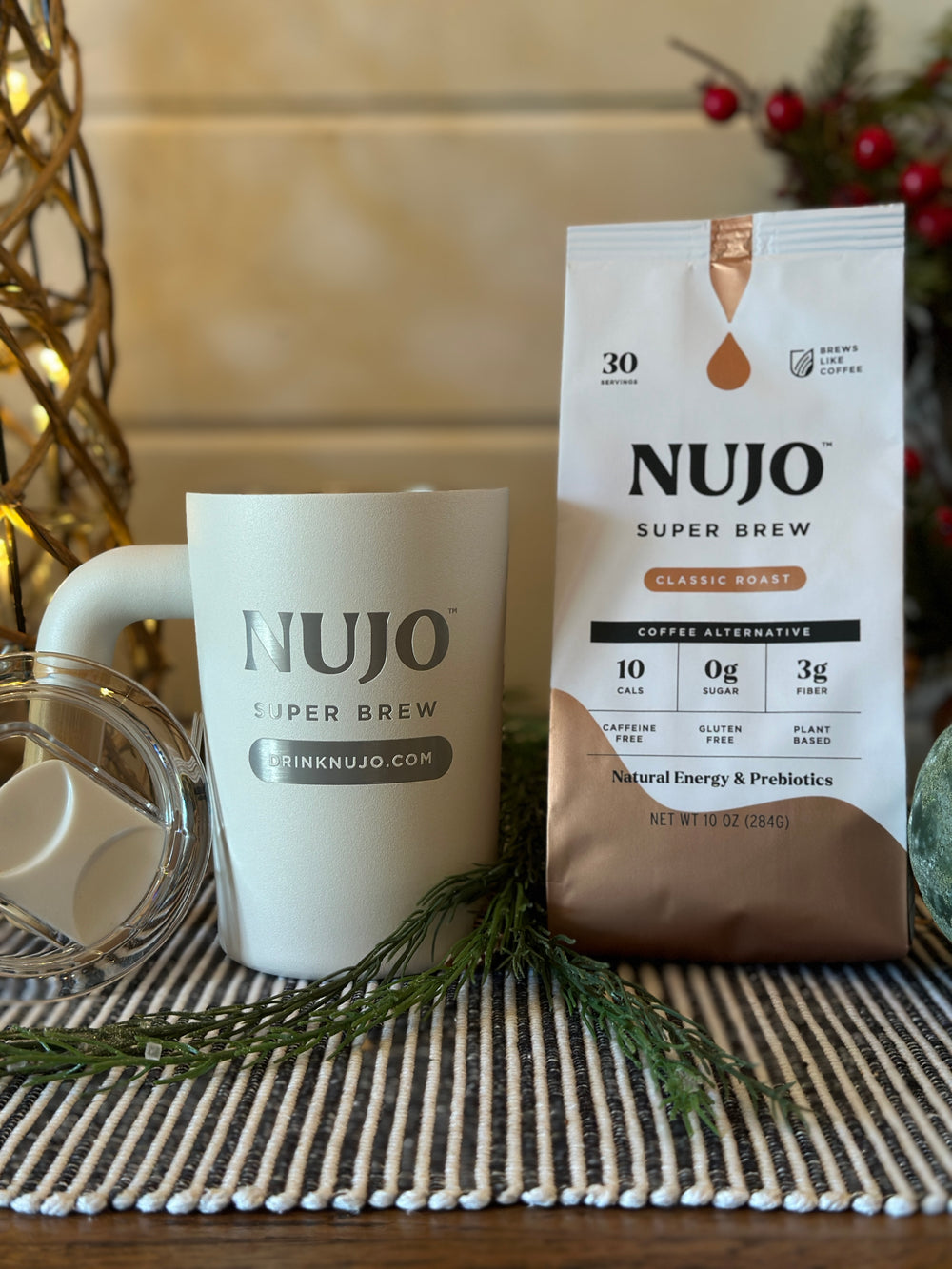 NUJO Custom Welly Mug & Grind Gift Set